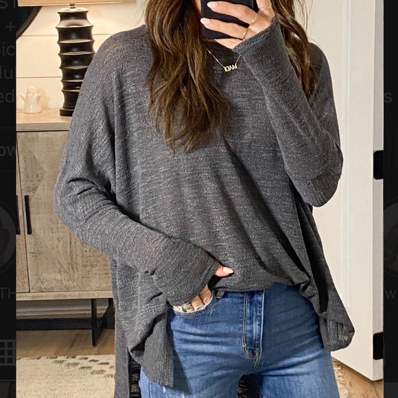 Indy Knit Top | Charcoal size M - Picture 5 of 8